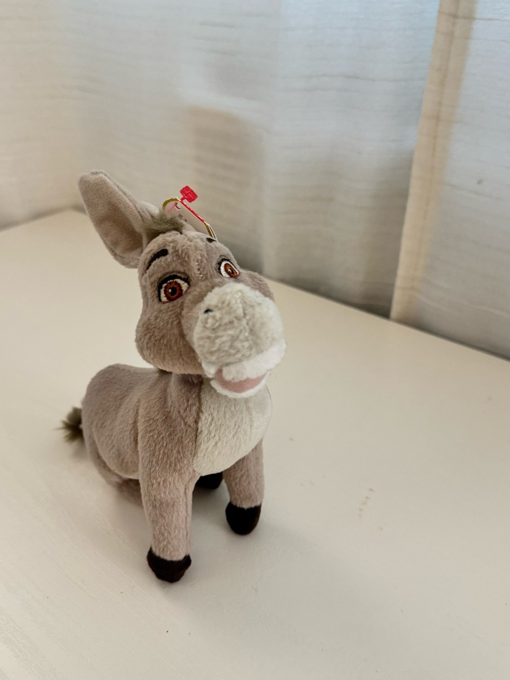 Vintage Shrek Gray Plush Donkey Stuffed Toy - Kids Plush Animal